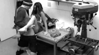 Couple gets horny and fucks hardcore at the office 😏