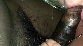 The PAWG is sucking the big black cock in this intense scene with monster cock