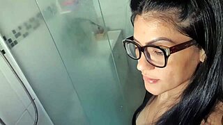 I relax after masturbating, swollen pussy with cum delicious