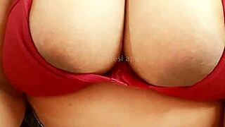 This Sexy Kolkata Girl Plays With Her Big Boobs And Ass In A Fun Way!