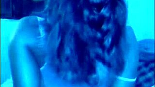 neon party with curvy latina milf riding cowgirl style 😍