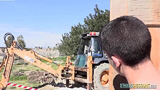 Bareback Sex With Two Twinks Outdoor!