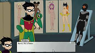 18टाइटन्स एपिसोड 35 - डबल पस्सी फक ऐनिमे कार्टून गेम में बूब्स और बिग टिट्स के साथ!