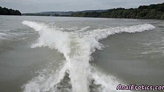 Eurobabe rides cock outdoors in intense anal session