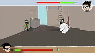 18टाइटन्स एपिसोड 35 - डबल पस्सी फक ऐनिमे कार्टून गेम में बूब्स और बिग टिट्स के साथ!