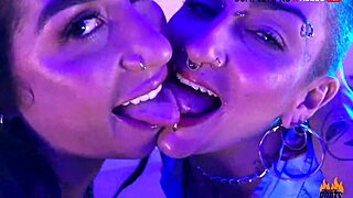 Caroleta Roots says, My friend brought a hot guy for threesome blowjob masturbation lesbian oral with Angel Duprat Neto Psy