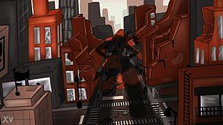 The story of the huge halloween goddess in femdom role