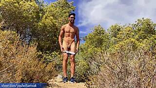 I left my clothes behind and walked fully naked until masturbating on the road