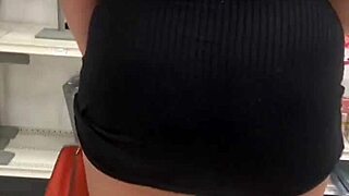 ugh, got caught makin’ a mess in store aisle