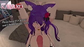 Raiden Shogun Cosplay Leads To Intense Sloppy Tit Fuck