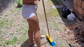 best forbidden sex with neighbor for money while husband works 😏🍆