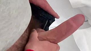 Blonde and ebony amateurs make up with sex