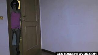 daniela and luisa bentivenga moan and scream with black cock in anal assfucking orgasm