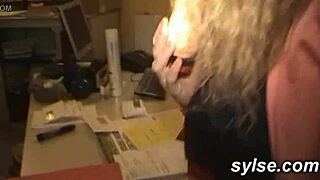 Two amateur teachers GET BANGED in outdoor GANG BANG!