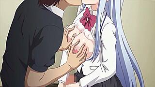 Hardcore Hentai Babe Sucking and Taking Anal Deep in Wild Action