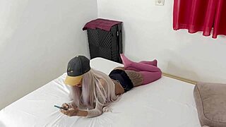 Skinny Silicone Neighbor Gives Pussy to Young Guy