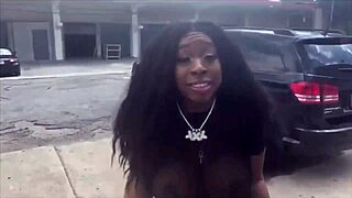 How Does London Ebony Queen Handle Benji Bands in Wild Booth Action?