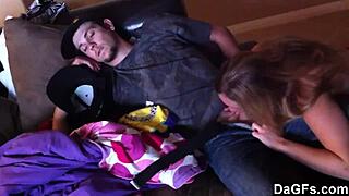 i gave lucky man morning blowjob with fingering too