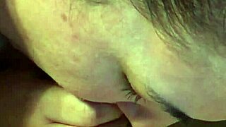 Fat BBW slut sucks cock eagerly