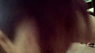 she serves cum on her big tits