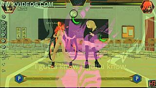 Horny Gaming Hentai Fighter Game Video.