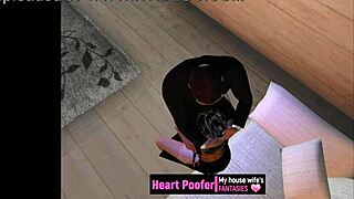 A woman provocative before a wild party – a type of animated movie for adults