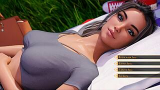 being a dik, chick route 80 picnic with gorgeous maya and josy