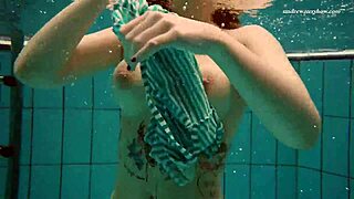 why is dasha naked underwater in the shower, getting all wet?