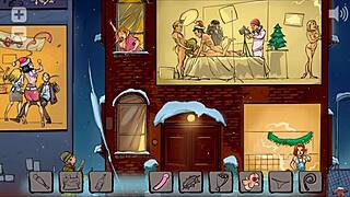 Santa's naughty list: Porno with family and dolls on Christmas eve