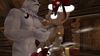 Want to see this blonde ride and get bent over in Christmas yiff?