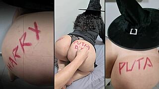 happy halloween with big ass in panties