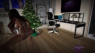 Home Alone Dancing Female Version with Big Ass and Tits!