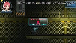 Blonde girl with big tits in public gang bang orgy part 1