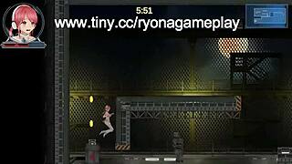 Blonde girl with big tits in public gang bang orgy part 1