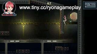 Blonde girl with big tits in public gang bang orgy part 1