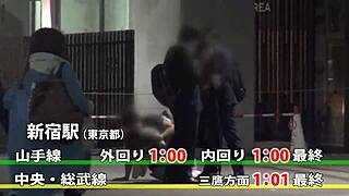 Japanese amateurs with big tits in full action.