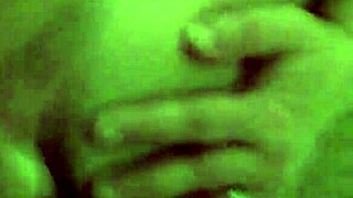 Amanda's Passionate Embrace with Her Huge Tits