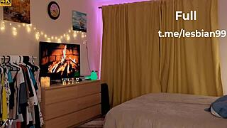 this sexy girl in jeans is masturbating all alone in her room