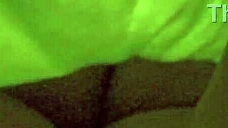 Watching My Girlfriend's Curvy Ass In Thong Under Sheets