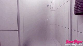 Sexy blonde Nayara takes a bath, what do you think?