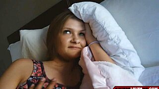 another morning banging my stepsister with natural tits