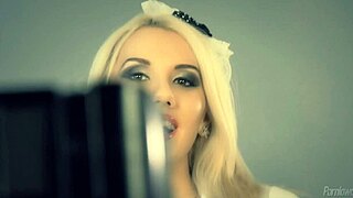 i hired this cleaning lady with a dirty mind, she ripped her clothes and stripped for me