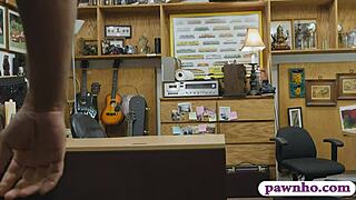 Glasses Woman Railed By Pawn Keeper