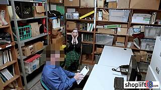 Petite blonde teen 18+ busted and banged by policeman