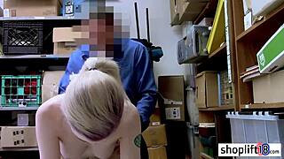 Petite blonde teen 18+ busted and banged by policeman