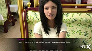 Just casually licking my girlfriend’s pussy on the train in Dusklightmanor E1. Wild ride!