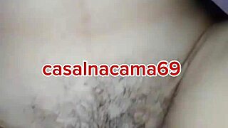 Wife masturbates and squirts in bed with husband.