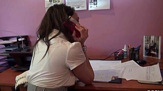 Francesca's big tits licked by horny milf 😍