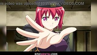 Fauna and Jordh are sharing Kosuke Kawakami's huge cock in this hentai scene