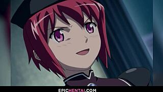 Fauna and Jordh are sharing Kosuke Kawakami's huge cock in this hentai scene